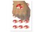 Mushrooms Fungus Fungi Toadstool Temporary Tattoo Water Resistant Fake Body Art Set Collection (1 Sheet)